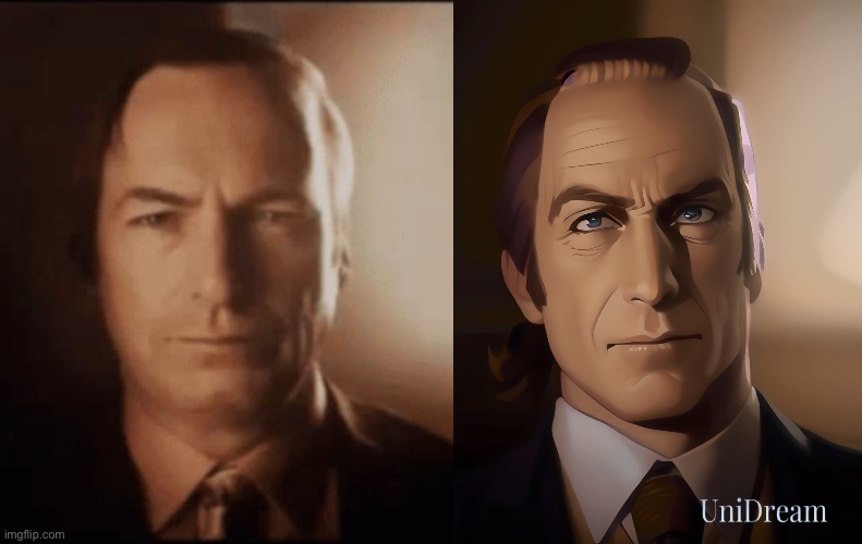 Amine Saul Goodman | made w/ Imgflip meme maker