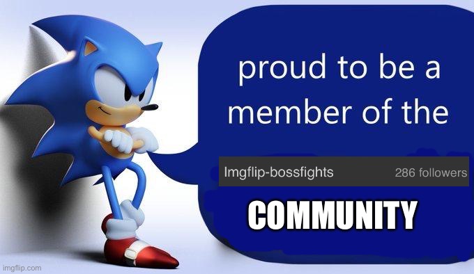 COMMUNITY | made w/ Imgflip meme maker