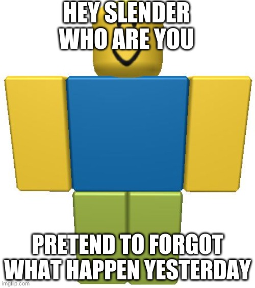 Hey Slender Roblox GIF