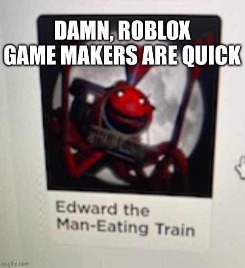 I Wasn t Expecting Bootlegged Choo Choo Charles To Appear On Roblox i-wasn-t-expecting-bootlegged-choo-choo-charles-to-appear-on-roblox