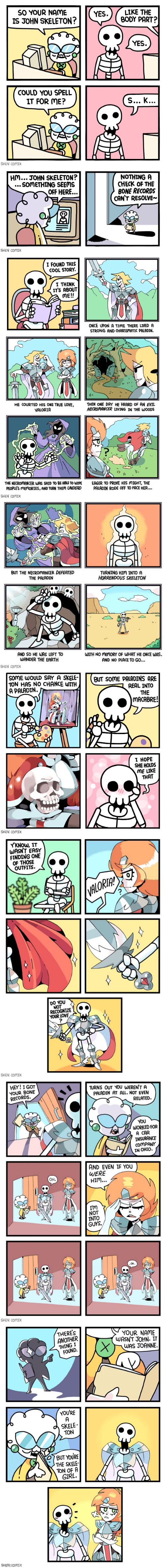 My life as a skeleton, by shen comix | made w/ Imgflip meme maker