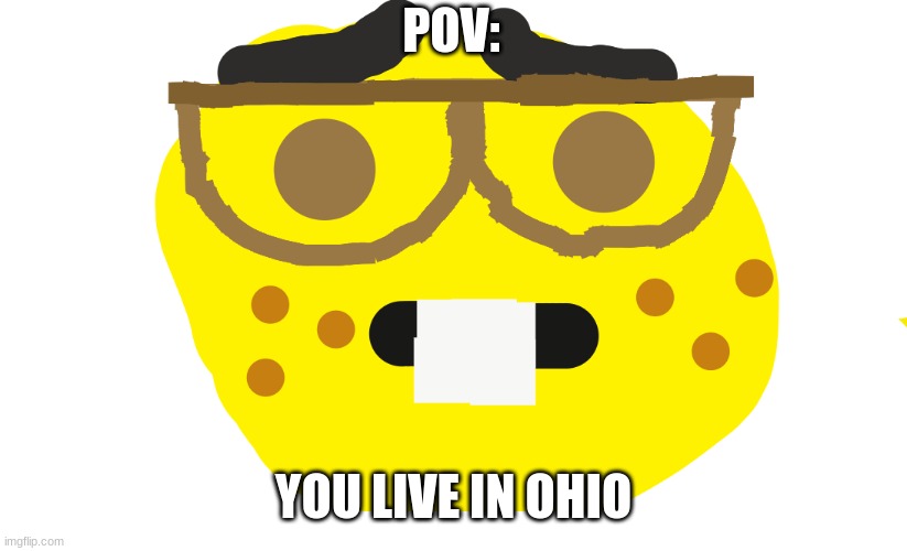FROM OHIO | POV:; YOU LIVE IN OHIO | image tagged in ohio | made w/ Imgflip meme maker