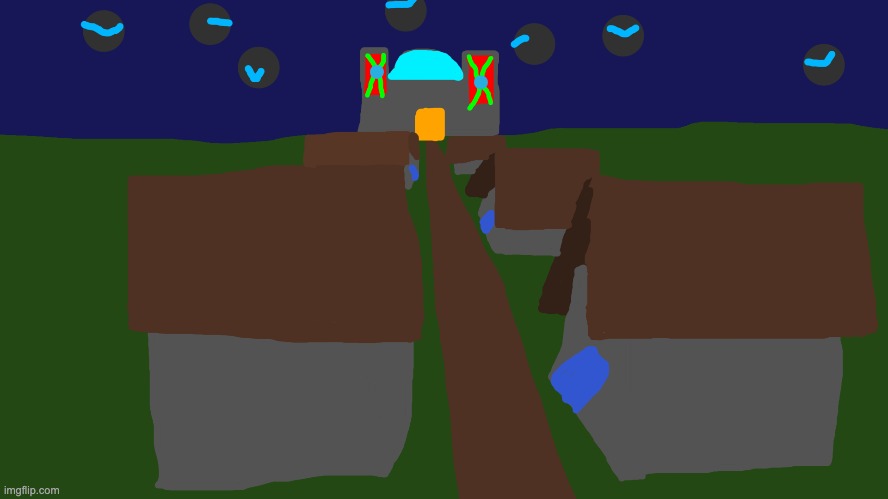 Stickmania, capital of the stickmen, home of Redi's castle. | made w/ Imgflip meme maker