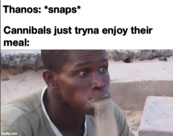 Took My Meal | image tagged in thanos | made w/ Imgflip meme maker
