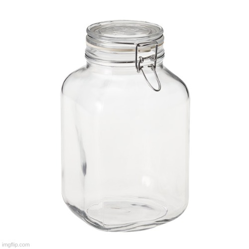 Glass Jar | image tagged in glass jar | made w/ Imgflip meme maker