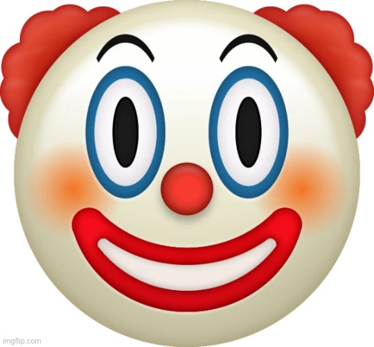 Clown emoji | image tagged in clown emoji | made w/ Imgflip meme maker