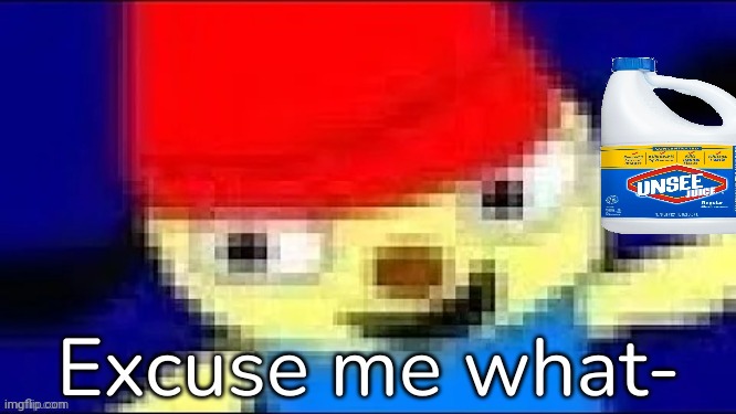 Parappa: Excuse me what- | image tagged in parappa excuse me what- | made w/ Imgflip meme maker