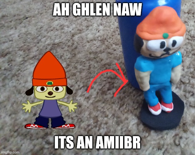 Amiibo | AH GHLEN NAW; ITS AN AMIIBR | image tagged in amiibo | made w/ Imgflip meme maker