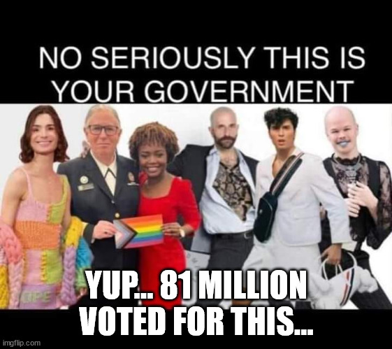 YUP... 81 MILLION VOTED FOR THIS... | made w/ Imgflip meme maker