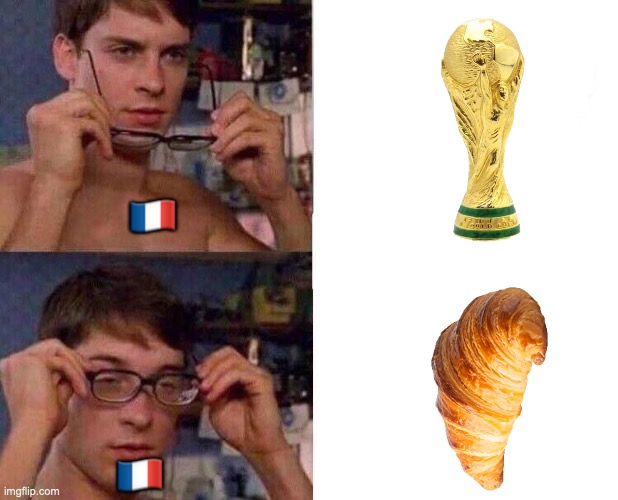 France World Cup Qatar | 🇫🇷; 🇫🇷 | image tagged in spiderman glasses,france,world cup,soccer,football,qatar | made w/ Imgflip meme maker