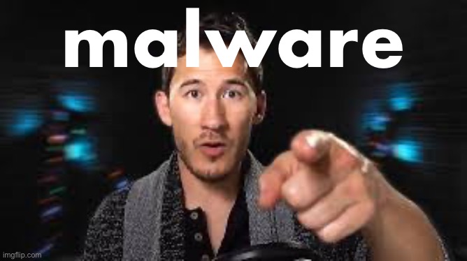 Markiplier pointing | malware | image tagged in markiplier pointing | made w/ Imgflip meme maker