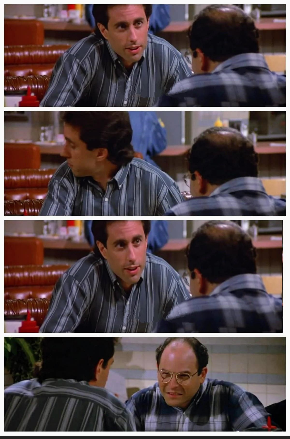 High Quality Seinfeld So I said Blank Meme Template