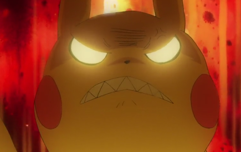 High Quality Enraged Pikachu Blank Meme Template