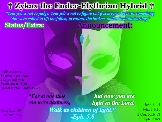 High Quality Zykax's Announcement Template Blank Meme Template