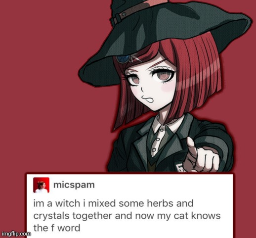 Have more text posts | image tagged in danganronpa,funny,magic | made w/ Imgflip meme maker