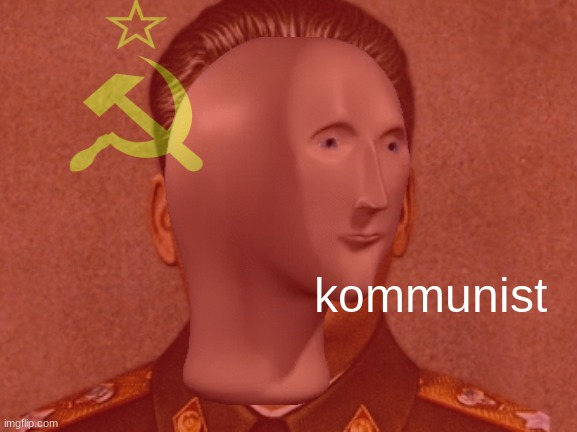 kommunist stonks meme Blank Meme Template