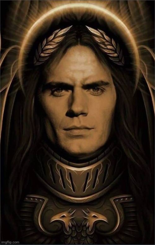image tagged in god emperor cavill | made w/ Imgflip meme maker