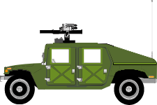 High Quality Green Humvee Blank Meme Template