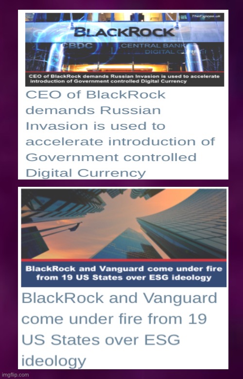 Did you know of the (Old) news:  Digital Currency, Blackrock? | image tagged in memes,they control everything,you might want to know what they are up to,they cause major changes,power money control | made w/ Imgflip meme maker