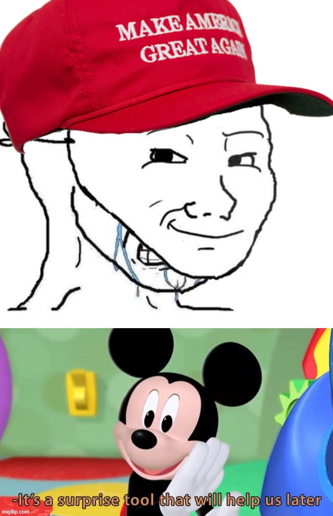 bruh | image tagged in maga crying mask wojak,mickey mouse tool | made w/ Imgflip meme maker