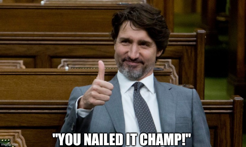 "YOU NAILED IT CHAMP!" | made w/ Imgflip meme maker