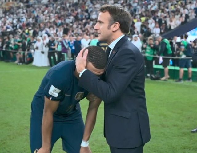 mbappé macron Blank Meme Template