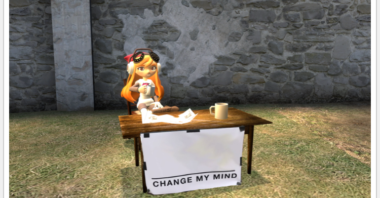 Meggy change my mind (text boxes fixed) (original not mine) Blank Meme Template