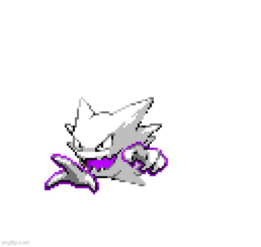 My version of shiny Haunter | image tagged in custom shiny | made w/ Imgflip meme maker