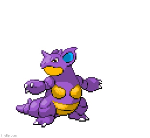 My version of shiny Nidoqueen | image tagged in custom shiny | made w/ Imgflip meme maker