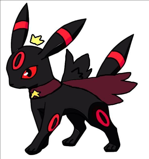 High Quality steve the red umbreon star king version Blank Meme Template