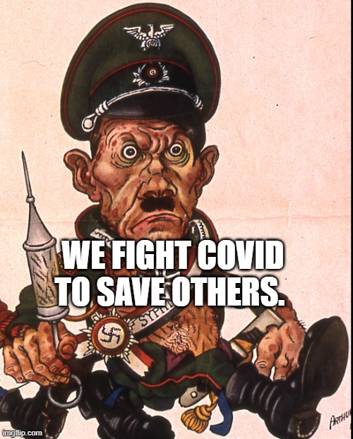 Pfizer | WE FIGHT COVID TO SAVE OTHERS. | image tagged in pfizer | made w/ Imgflip meme maker