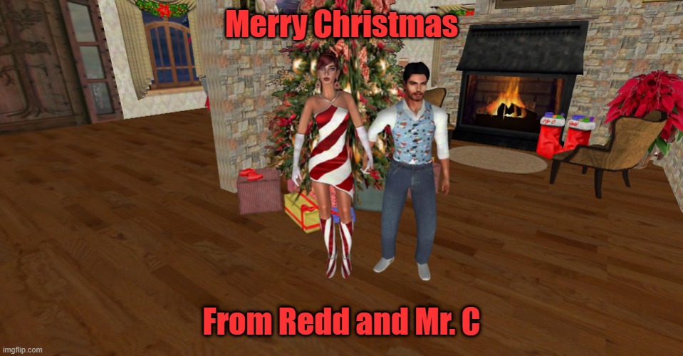 Merry Christmas; From Redd and Mr. C | made w/ Imgflip meme maker