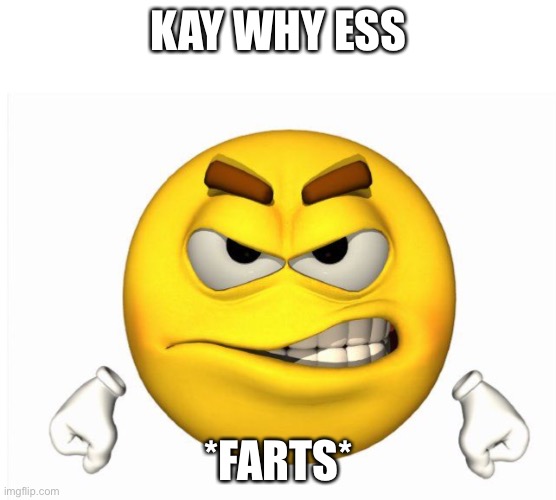 AUGHHHH | KAY WHY ESS; *FARTS* | image tagged in offensive | made w/ Imgflip meme maker