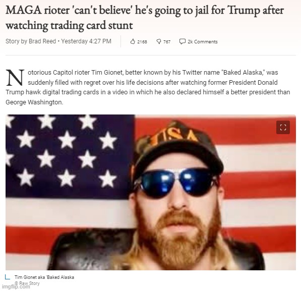 bruh | image tagged in maga rioter vs trump nft announcement | made w/ Imgflip meme maker