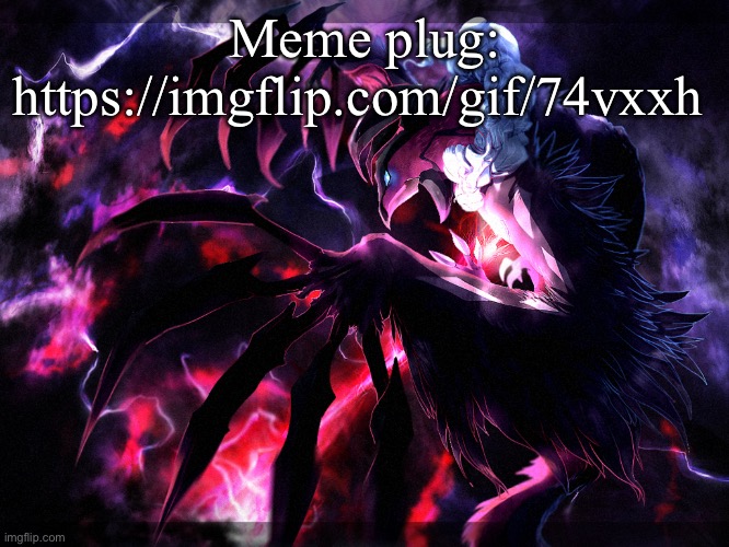 Yveltal | Meme plug: https://imgflip.com/gif/74vxxh | image tagged in yveltal | made w/ Imgflip meme maker