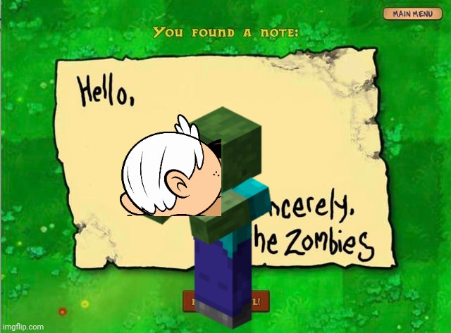 Letter From The Zombies | image tagged in letter from the zombies | made w/ Imgflip meme maker
