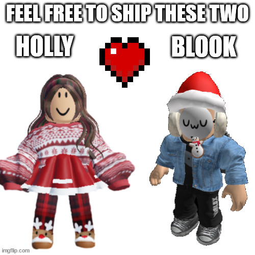 HOLLY; BLOOK | made w/ Imgflip meme maker