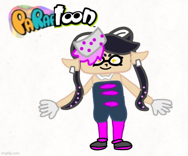 Callie | image tagged in splatoon,parappa the rapper | made w/ Imgflip meme maker