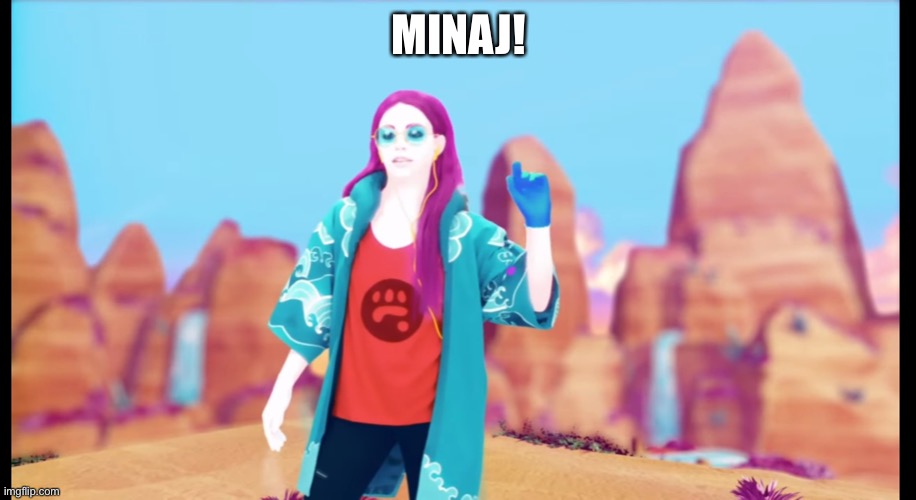 Concerned Mihaly | MINAJ! | image tagged in concerned mihaly | made w/ Imgflip meme maker