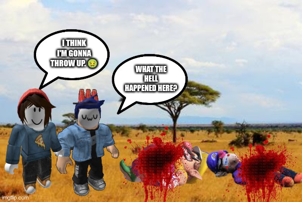 Legends of Kasai Rex Teaser 1.mp3 | I THINK I'M GONNA THROW UP. 🤢; WHAT THE HELL HAPPENED HERE? | image tagged in savannah | made w/ Imgflip meme maker