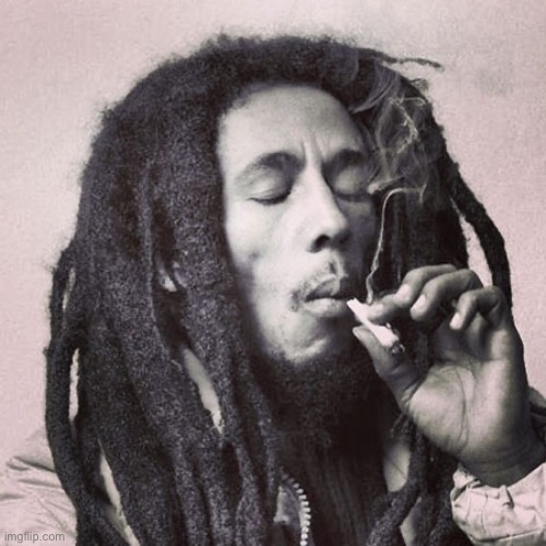 Bob Marley smoking joint | image tagged in bob marley smoking joint | made w/ Imgflip meme maker