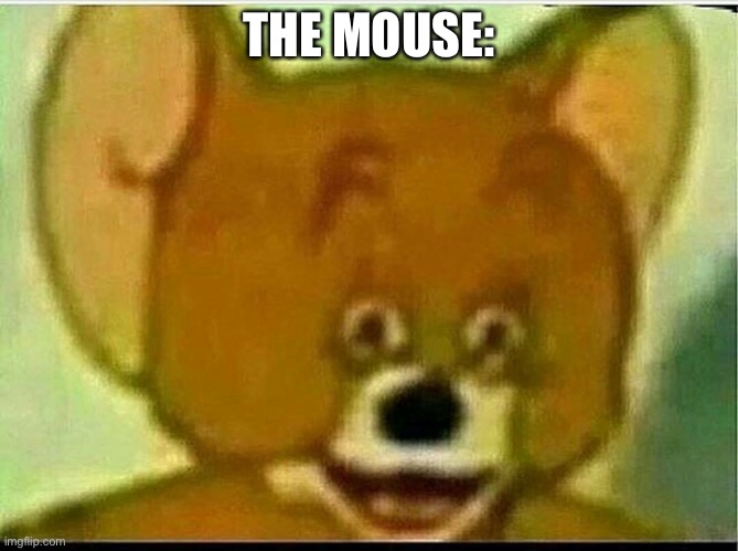 Jerry  | THE MOUSE: | image tagged in jerry | made w/ Imgflip meme maker
