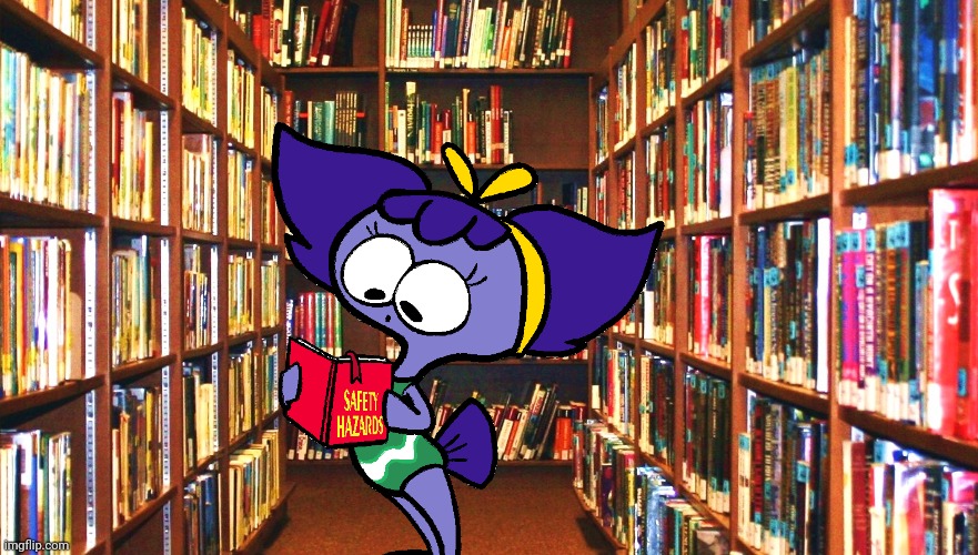 Just reading a book | image tagged in library | made w/ Imgflip meme maker