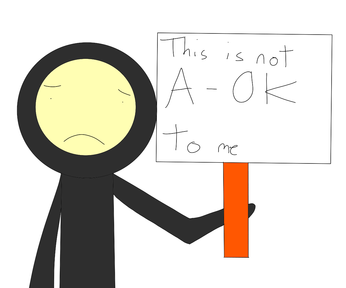 This is not A-OK to me Blank Meme Template