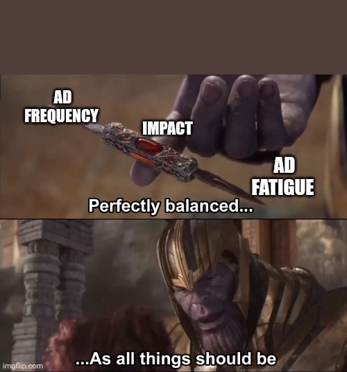 Ad Frequency Vs Ad Fatigue - Digital Marketing | AD FREQUENCY; IMPACT; AD
FATIGUE | image tagged in digital,funny memes,marketing | made w/ Imgflip meme maker