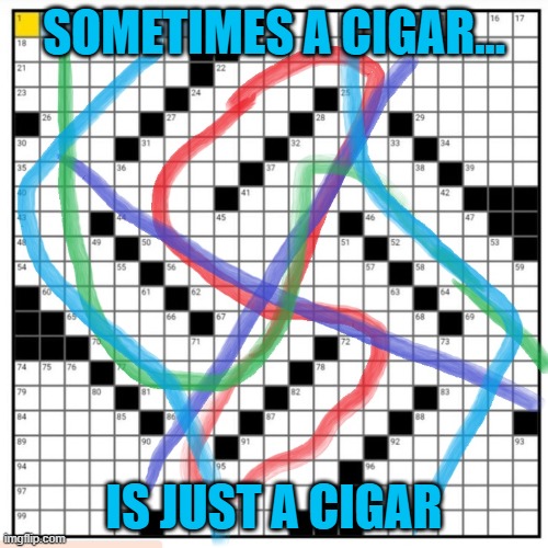 Just a Cigar | SOMETIMES A CIGAR... IS JUST A CIGAR | image tagged in memes | made w/ Imgflip meme maker