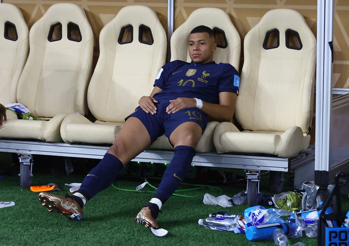 Mbappé sad Blank Meme Template