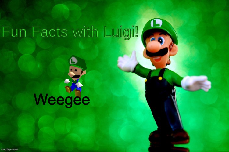 W e e g e e | Weegee | image tagged in fun facts with luigi | made w/ Imgflip meme maker