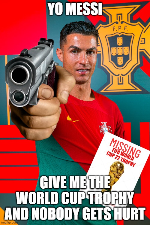 ronaldo winning world cup meme