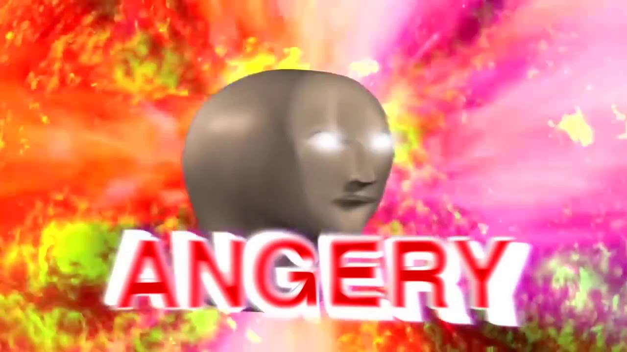 High Quality Angery Meme Man Blank Meme Template